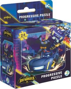 Opakowanie Puzzle 24 Batwheels. Batmobil Bam