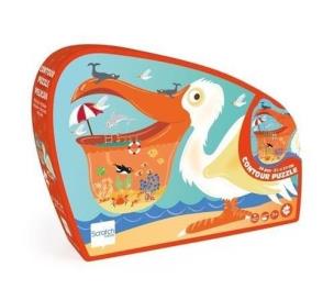 Opakowanie Puzzle 24 konturowe Pelikan