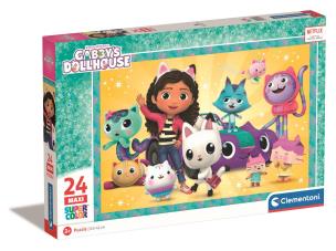 Opakowanie Puzzle 24 Maxi Super Kolor Gabby's Dollhouse