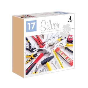 Opakowanie Puzzle 24 Narzędzia Silver ALEX