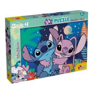 Puzzle 24 Stitch Disney. Wydawca: Lisciani. Multiszop.pl Opakowanie Puzzle 24 Stitch Disney