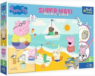 Puzzle 24 Super Maxi Radosny dzień Peppy TREFL. Wydawca: Trefl. Multiszop.pl Opakowanie Puzzle 24 Super Maxi Radosny dzień Peppy TREFL