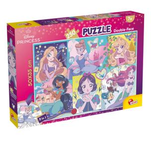 Puzzle 250 Disney Princess Double-Face. Wydawca: Lisciani. Multiszop.pl Opakowanie Puzzle 250 Disney Princess Double-Face