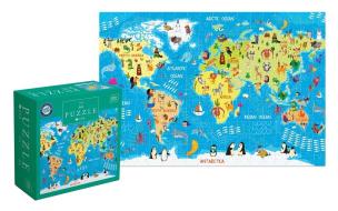 Opakowanie Puzzle 250 Kids 5 World Map