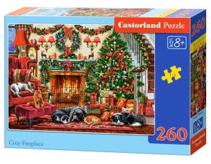 Puzzle 260 Cozy Fireplace. Wydawca: Castorland. Multiszop.pl Opakowanie Puzzle 260 Cozy Fireplace