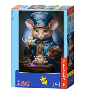 Puzzle 260 Tea Time CASTOR. Wydawca: Castorland. Multiszop.pl Opakowanie Puzzle 260 Tea Time CASTOR
