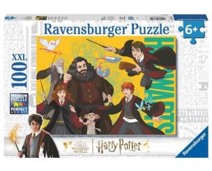 Puzzle 2D 100 Harry Potter - Młodzi Czarodzieje. Wydawca: Ravensburger. Multiszop.pl Opakowanie Puzzle 2D 100 Harry Potter - Młodzi Czarodzieje