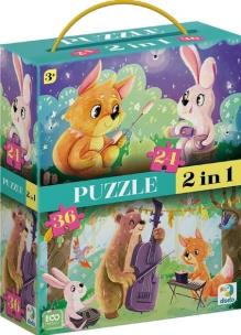 Puzzle 2w1 Letnie Wieczory. Wydawca: Dodo. Multiszop.pl Opakowanie Puzzle 2w1 Letnie Wieczory