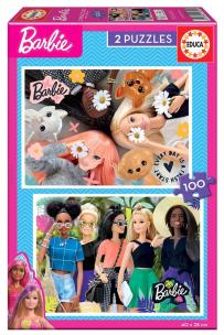 Opakowanie Puzzle 2x100 Barbie G3