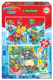 Opakowanie Puzzle 2x100 Super Things G3