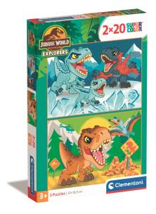 Opakowanie Puzzle 2x20 Super Kolor Jurassic World