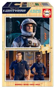 Puzzle 2x25 Buzz Astral (drewniane) G3. Wydawca: Educa. Multiszop.pl Opakowanie Puzzle 2x25 Buzz Astral (drewniane) G3