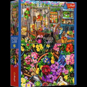 Opakowanie Puzzle 2x500 Prace w ogrodzie TREFL
