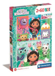 Opakowanie Puzzle 2x60 Super Kolor Gabby's Dollhouse