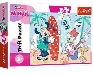 Opakowanie Puzzle 30 Kolorowa Minnie TREFL