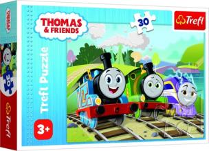 Opakowanie Puzzle 30 - Radosny Tomek TREFL
