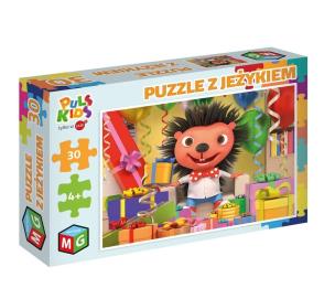 Puzzle 30 Z Jeżykiem. Wydawca: MULTIGRA. Multiszop.pl Opakowanie Puzzle 30 Z Jeżykiem