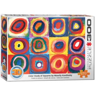 Opakowanie Puzzle 300 3D Kandinsky Study Squares 6331-1323