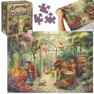 Puzzle 300 Kwiaciarnia. Wydawca: Dodo. Multiszop.pl Opakowanie Puzzle 300 Kwiaciarnia