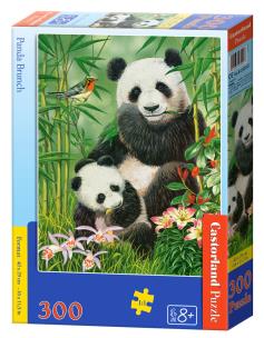 Puzzle 300 Panda Brunch CASTOR. Wydawca: Castorland. Multiszop.pl Opakowanie Puzzle 300 Panda Brunch CASTOR