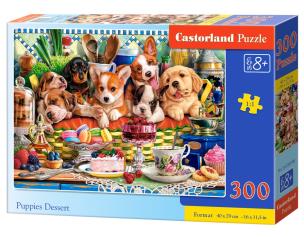 Puzzle 300 Puppies Dessert CASTOR. Wydawca: Castorland. Multiszop.pl Opakowanie Puzzle 300 Puppies Dessert CASTOR