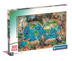 Opakowanie Puzzle 300 Super The wonderful Animal World