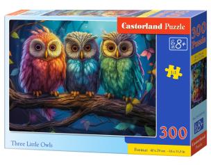 Puzzle 300 Three Little Owls CASTOR. Wydawca: Castorland. Multiszop.pl Opakowanie Puzzle 300 Three Little Owls CASTOR