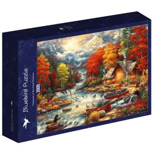 Opakowanie Puzzle 3000 Chatka w górach