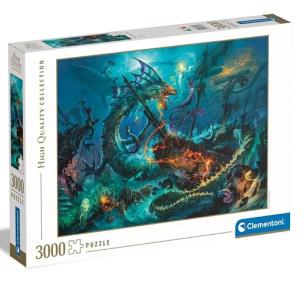 Opakowanie Puzzle 3000 HQ The Underwater Battle