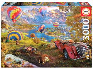 Puzzle 3000 Start balonów G3. Wydawca: Educa. Multiszop.pl Opakowanie Puzzle 3000 Start balonów G3