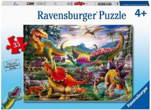 Opakowanie Puzzle 35 T-rex
