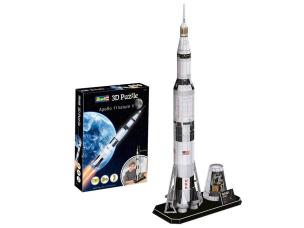 Puzzle 3D 136 Apollo 11 Saturn V. Wydawca: Revell. Multiszop.pl Opakowanie Puzzle 3D 136 Apollo 11 Saturn V