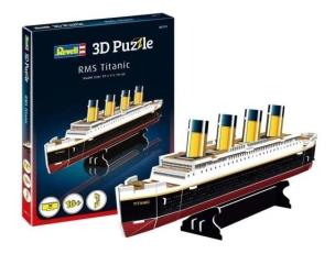 Puzzle 3D 30 RMS Titanic. Wydawca: Revell. Multiszop.pl Opakowanie Puzzle 3D 30 RMS Titanic