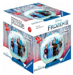 Opakowanie Puzzle 3D 54 Kula: Kraina Lodu 2