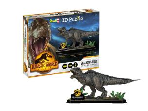 Puzzle 3D 60 Jurassic World Dominion - Gigantozaur. Wydawca: Revell. Multiszop.pl Opakowanie Puzzle 3D 60 Jurassic World Dominion - Gigantozaur