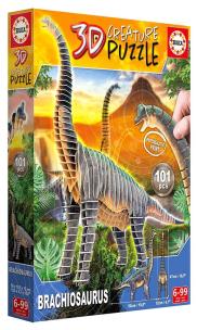Puzzle 3D Dinozaury - Brachiozaur 101 el. G3. Wydawca: Educa. Multiszop.pl Opakowanie Puzzle 3D Dinozaury - Brachiozaur 101 el. G3