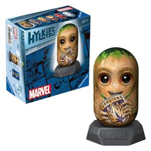Puzzle 3D Hylkies: Groot. Wydawca: Ravensburger. Multiszop.pl Opakowanie Puzzle 3D Hylkies: Groot