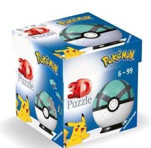 Opakowanie Puzzle 3D Kula: Pokemon Net Ball