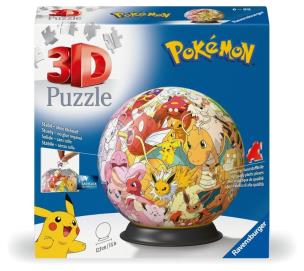 Opakowanie Puzzle 3D Kula: Pokemon