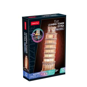Opakowanie Puzzle 3D LED Krzywa Wieża w Pizie