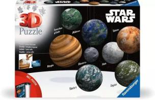 Puzzle 3D Star Wars Galaktyka. Wydawca: Ravensburger. Multiszop.pl Opakowanie Puzzle 3D Star Wars Galaktyka