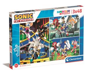 Opakowanie Puzzle 3x48 Sonic