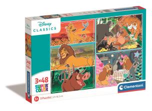 Opakowanie Puzzle 3x48 Super Kolor Disney Animals