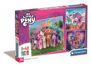 Opakowanie Puzzle 3x48 Super Kolor My Little Pony