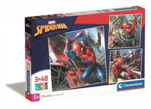Opakowanie Puzzle 3x48 Super Kolor Spider-Man