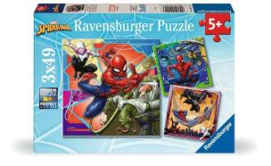 Puzzle 3x49 Spiderman. Wydawca: Ravensburger. Multiszop.pl Opakowanie Puzzle 3x49 Spiderman
