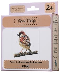 Opakowanie Puzzle 4-elementowe Ptaki