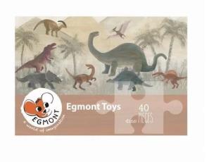 Puzzle 40 Dinozaury. Wydawca: Egmont Toys. Multiszop.pl Opakowanie Puzzle 40 Dinozaury