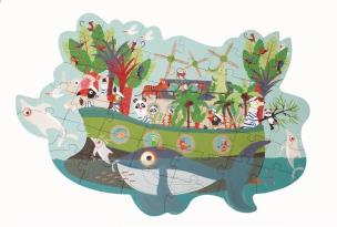 Puzzle 40 konturowe Arka. Wydawca: Scratch. Multiszop.pl Opakowanie Puzzle 40 konturowe Arka