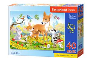 Puzzle 40 maxi - Little Deer CASTOR. Wydawca: Castorland. Multiszop.pl Opakowanie Puzzle 40 maxi - Little Deer CASTOR